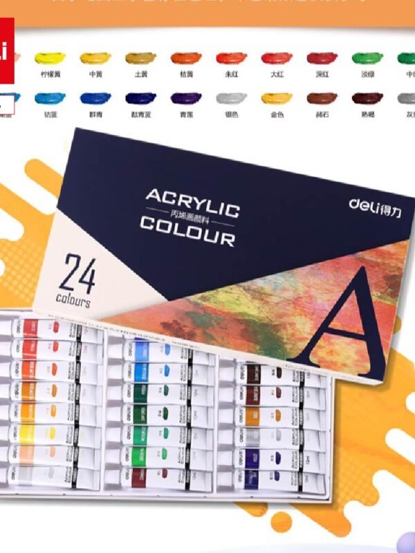 ديلي عصارة تلوين أكريليك - 12 مل - 24 لون - E73858